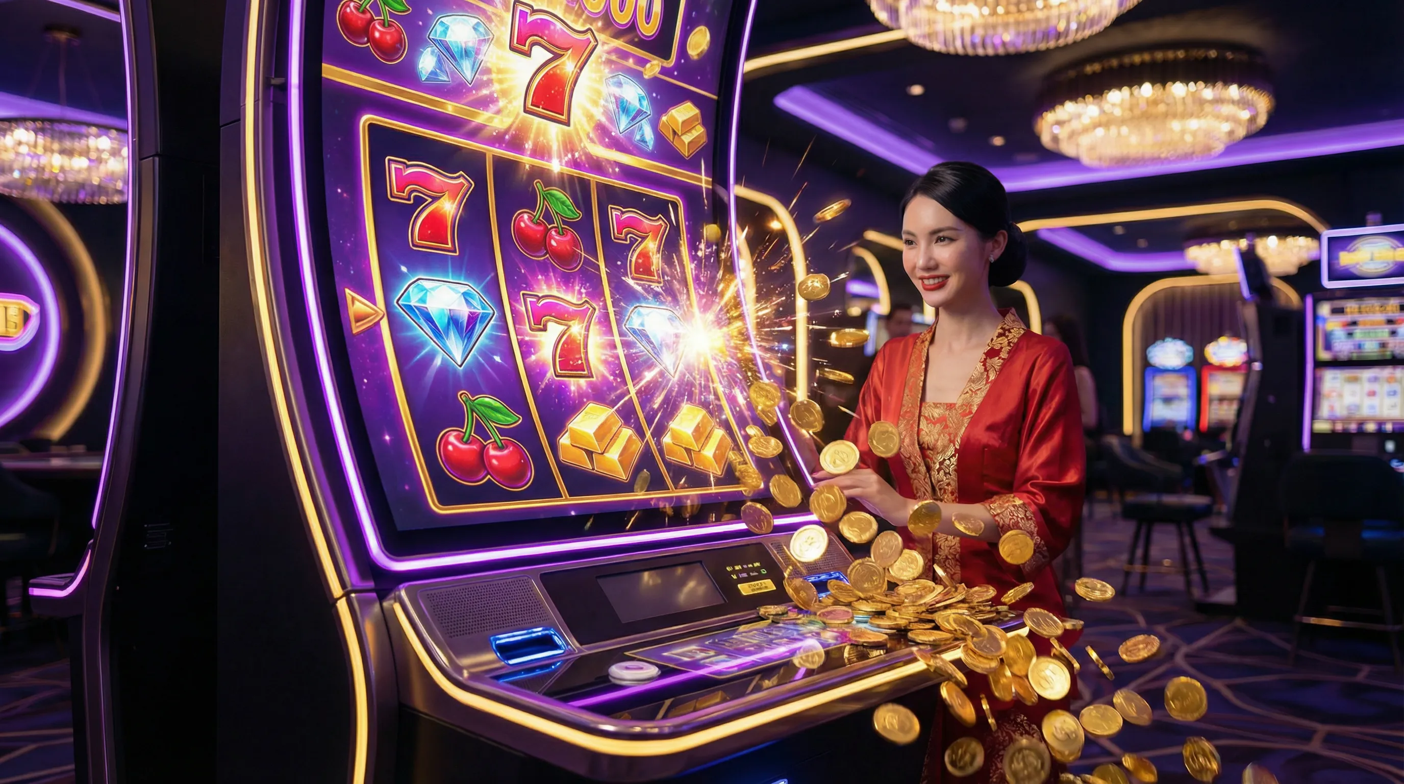 Caça-níqueis mgmbet casino com jackpot progressivo e moedas douradas